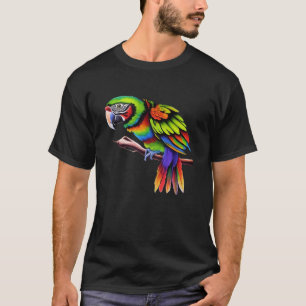 T-shirt Parrot psychédélique