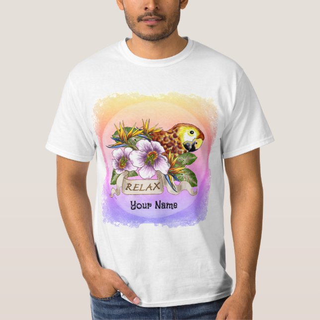 T-shirt Parrot relax (Devant)