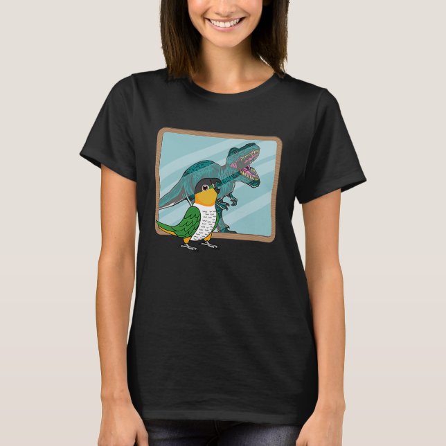 T-shirt Parrot & Rex Reflection I Black headed Caique (Devant)