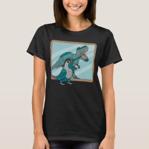 T-shirt Parrot & Rex Réflexion I Turquoise Green Cheek Co