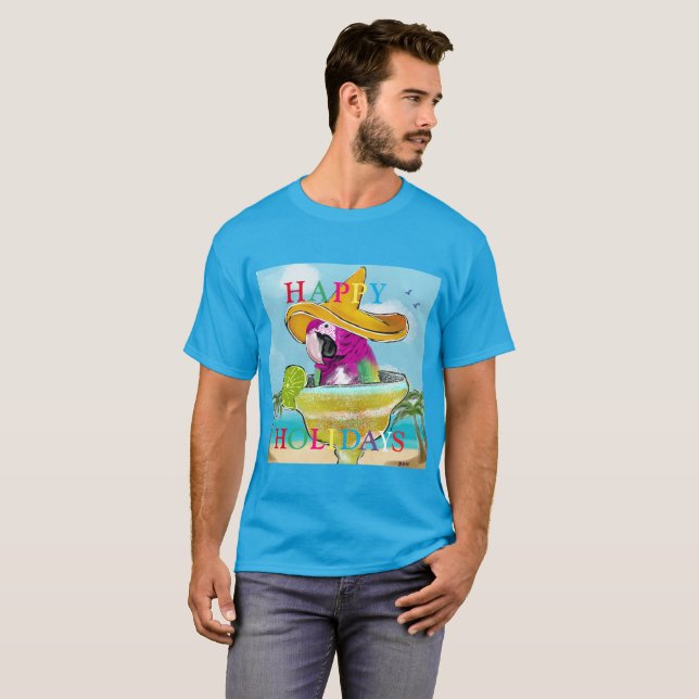 T-SHIRT PARROTS (Devant entier)