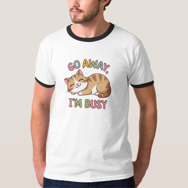 T-shirt Pars, je suis occupé (Devant)