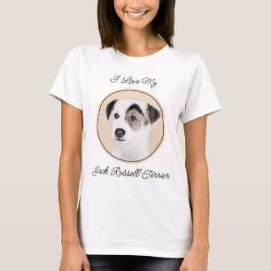 T-shirt Parson Jack Russell Terrier Peinture - Chien Art