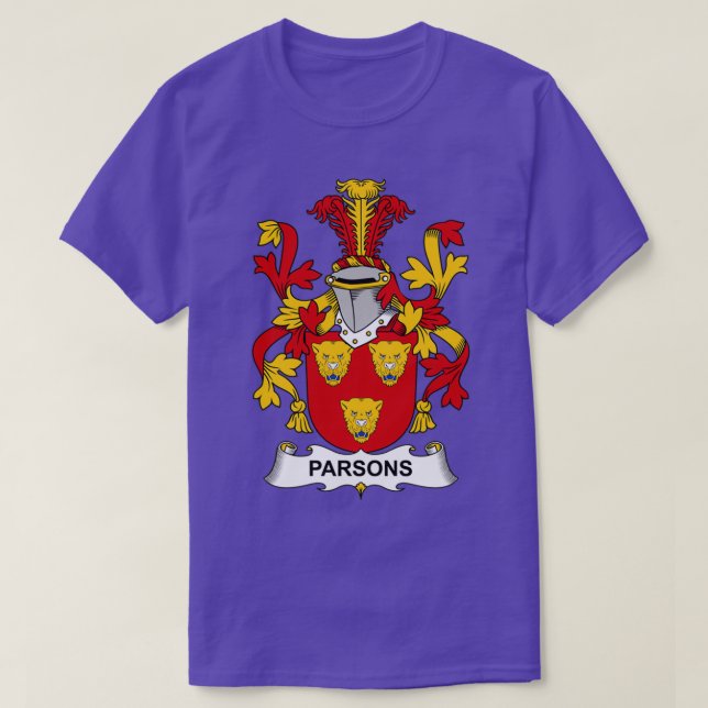 T-shirt Parsons Coat of Arms Family (Design devant)