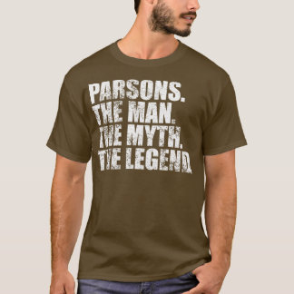 T-shirt Parsons Nom de famille Parsons Nom de famille Pars