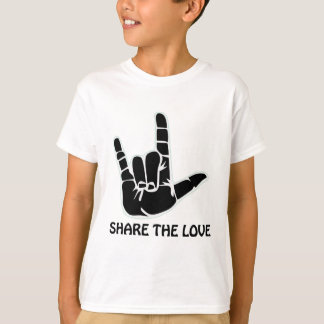 T-shirt partagez l'amour