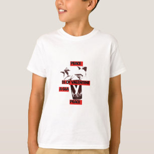 T-shirt Partagez l'amour : Un verre de Saint Valentin