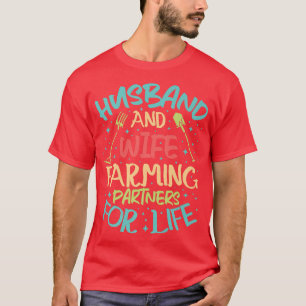 T-shirt Partenaires Agricoles Époux Et Épouse Agriculteur