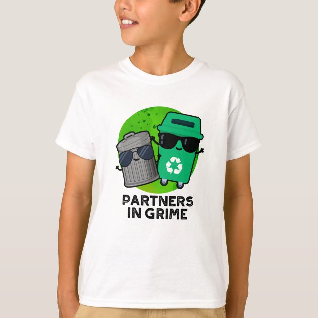 T-shirt Partenaires Dans Grime Funky Trash Pun (Devant)