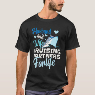T-shirt Partenaires De Croisière Huband Et Femme Pour Croi
