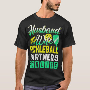 T-shirt Partenaires De Pickleball Mari Et Femme Pour Le Pl