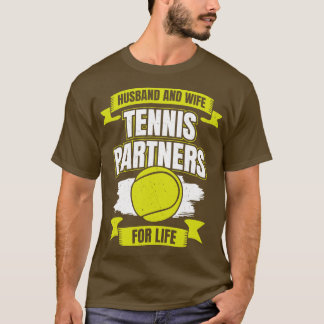 T-shirt Partenaires De Tennis Hus Et Femme Pour Life