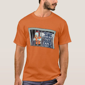 T-shirt Partez furtivement tôt - la pièce en t des hommes