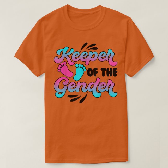T-shirt Parti Baby Faire-part Gardien De La Révélation De  (Design devant)