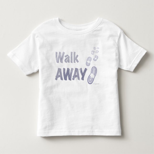 T-shirt parti d'enfant de promenade (Devant)