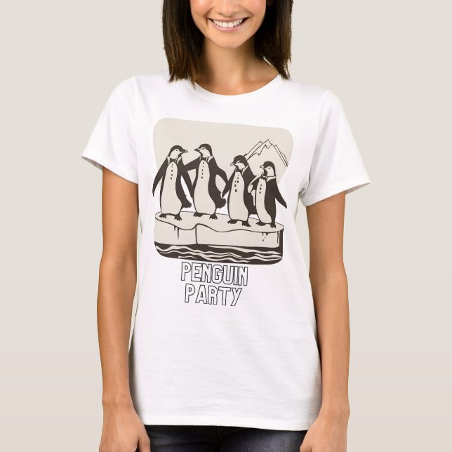 T-shirt Parti des pingouins (Devant)