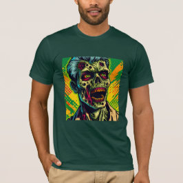 T-shirt Parti d'Halloween Zombie éffrayant