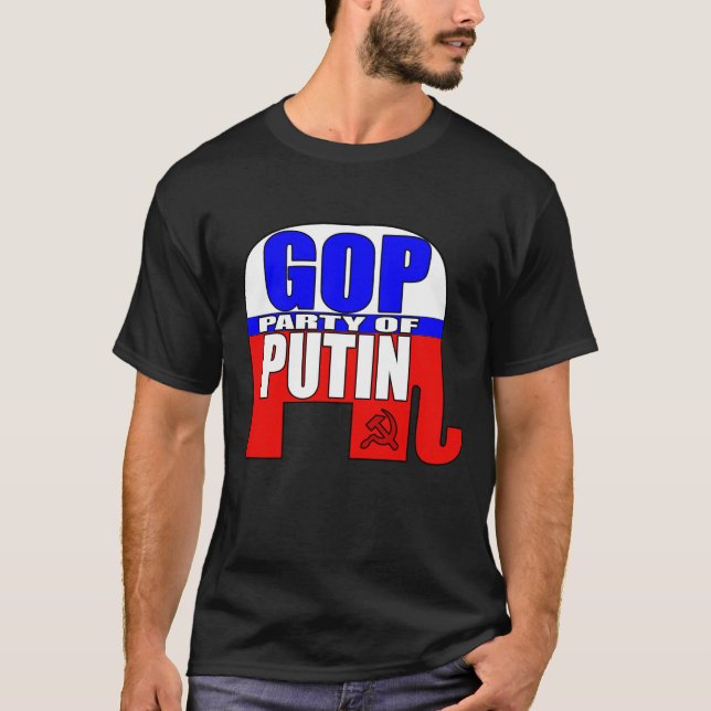 T-shirt Parti du GOP de Poutine (Devant)