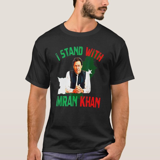 T-shirt Parti Imran Khan Pti du Pakistan pour la liberté (Devant)