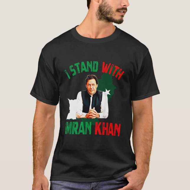 T-shirt Parti Imran Khan Pti du Pakistan pour la liberté (Devant)