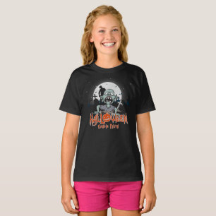 T-shirt Parti Zombie d'Halloween Enfants
