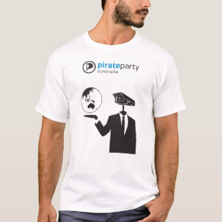 T-shirt Partie Australie de pirate : Surveillance globale
