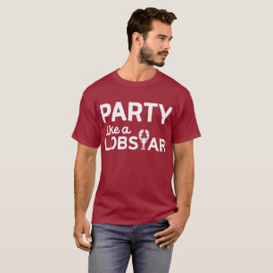 T-shirt Partie comme un Lobstar avec le homard illustré