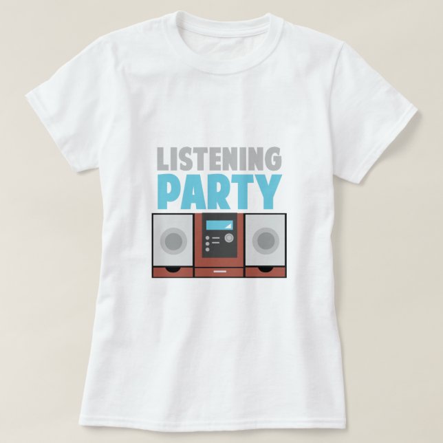 T-shirt Partie de écoute (Design devant)