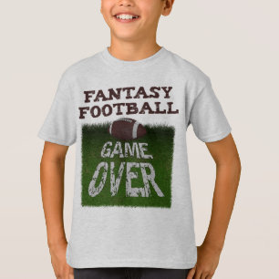 T-shirt Partie de football d'imaginaire au-dessus des