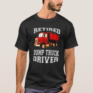 T-shirt Partie de retraite du conducteur de camion-citerne