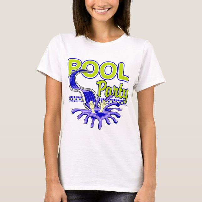 T-shirt Partie du pool (Devant)