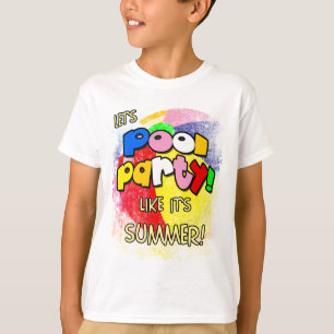 T-shirt Partie du pool
