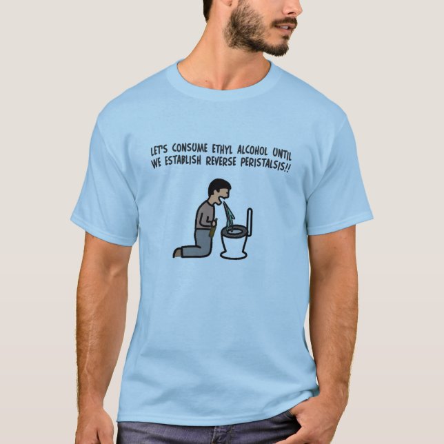T-shirt Partie jusqu'à ce que nous vomissions (Devant)
