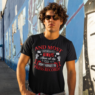 T-shirt Partie la plus importante du tournage - Drôle Cam 