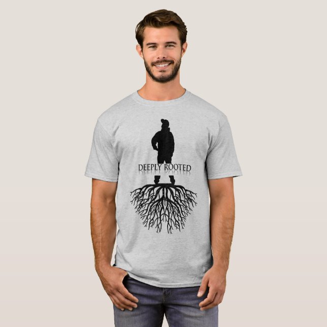 T-shirt Partie profondément enracinée (Devant entier)