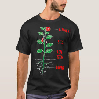 T-shirt Parties d'un cadeau de science Plante pour les ens