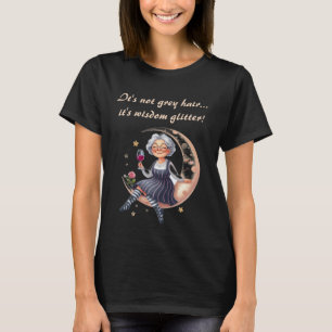 T-shirt Parties scintillant de la sagesse des cheveux non 