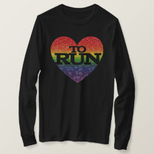 T-shirt Parties scintillant Faux étonnante effet arc-en-ci