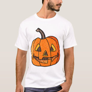 T-shirt Parties scintillant Jack O'Lantern