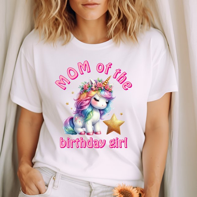 T-shirt Parties scintillant licorne magique filles âge ann (Créateur téléchargé)