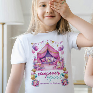 T-shirt Parties scintillant rose violet Anniversaire