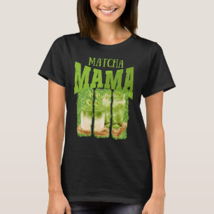 T-shirt PARTIES SCINTILLANT verte MATCHA MAMA Brise de pin