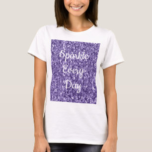 T-shirt Parties scintillant violet ultra violet Étincelle 