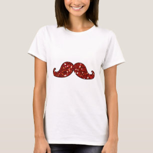 T-SHIRT PARTIES SCINTILLANTES IMPRIMÉES PAR MOUSTACHE