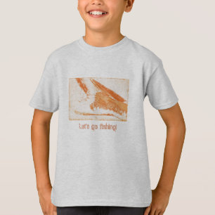 T-shirt Partons pêcher !