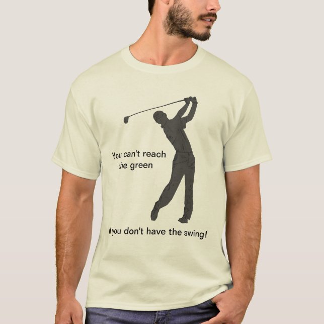 T-shirt Partouzeur de golf personnalisable (Devant)