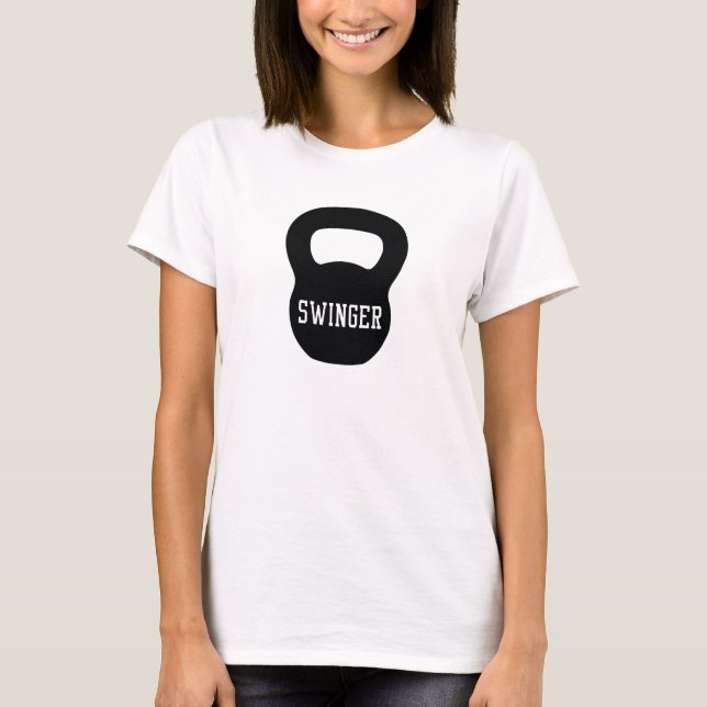 T-shirt Partouzeur de Kettlebell (Devant)
