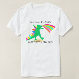 T-shirt Party Jusqu'à vous Puke Dinosaur