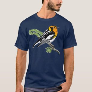 T-shirt Paruline noire