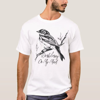 T-shirt Paruline Sur Mon Esprit Paruline Oiseau Amour Grap